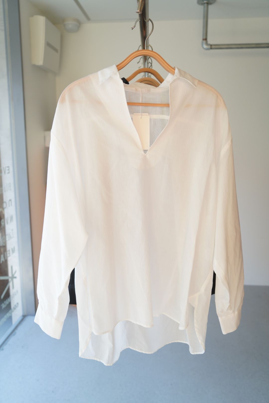 SUPERIOR COTTON SKIPPER SHIRTS（WHITE）