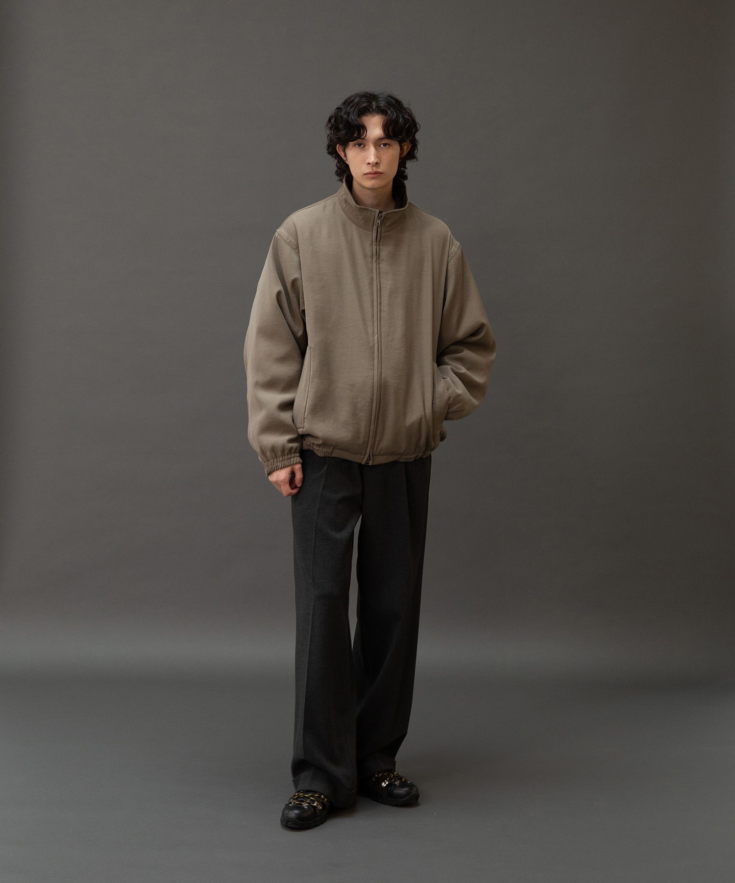Flow Wide Turn-up Pants（HEATHER CHARCOAL）