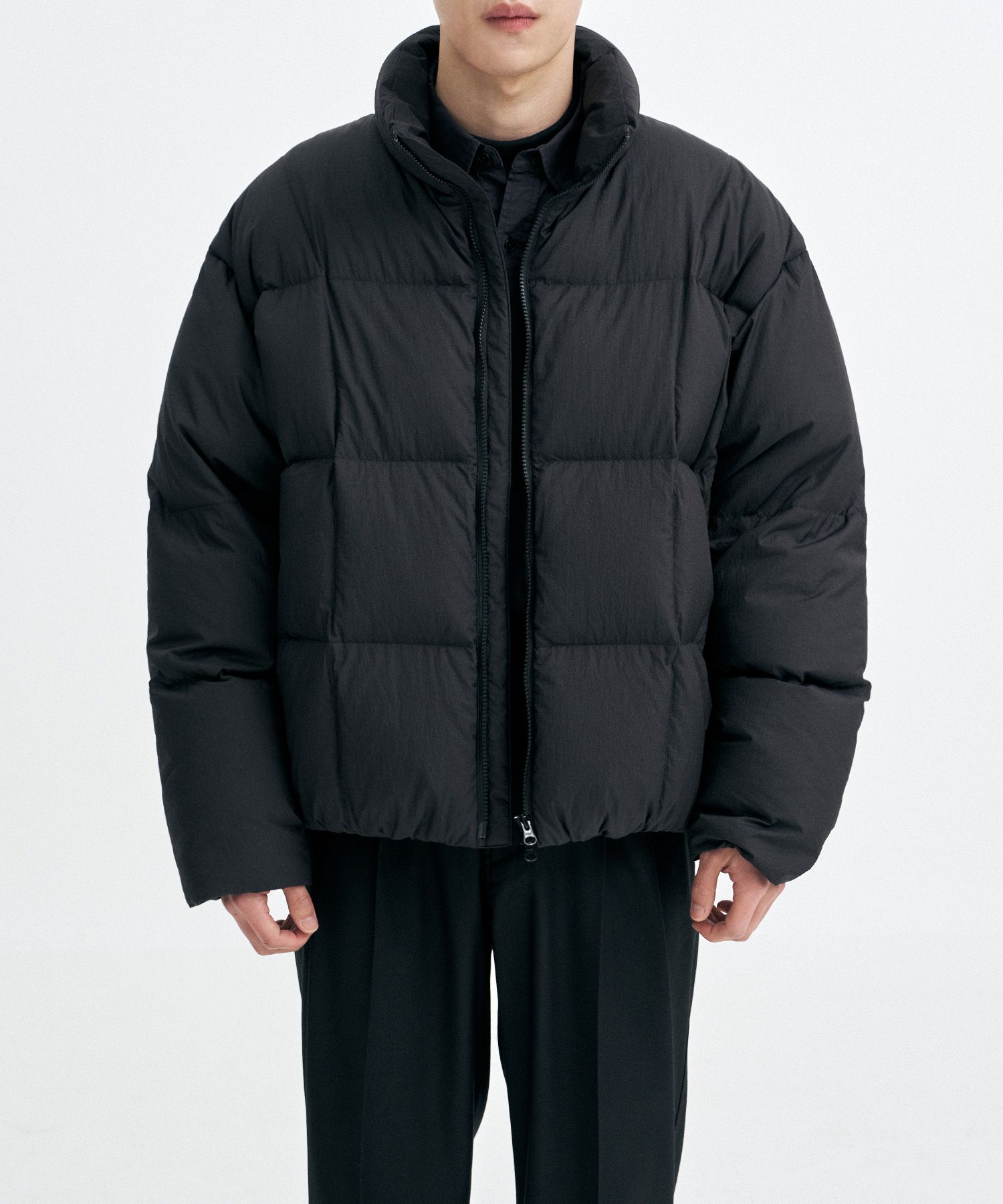 ANOTHER OFFICE - Cloudy Balloon Down Puffer Jacket（Black） | niki
