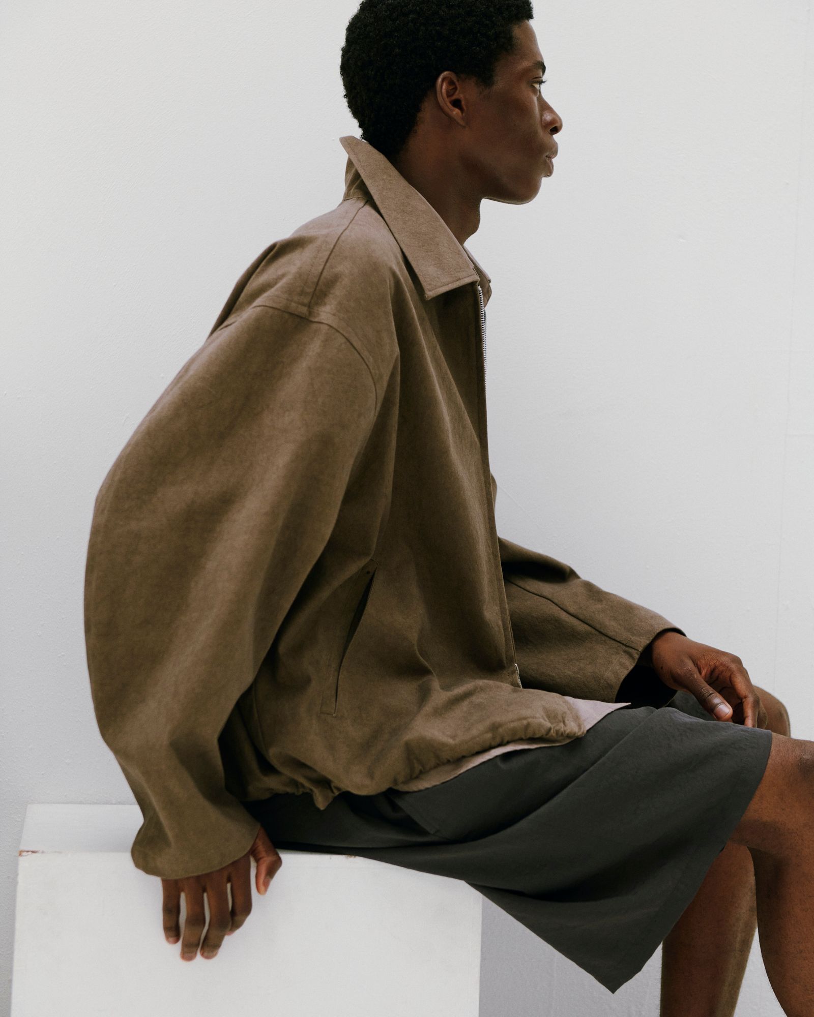 Vintage Canvas Drizzler JKT（BROWN）