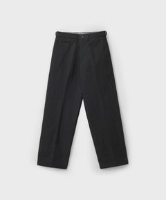 Officer Curved Chino Pants（BLACK）