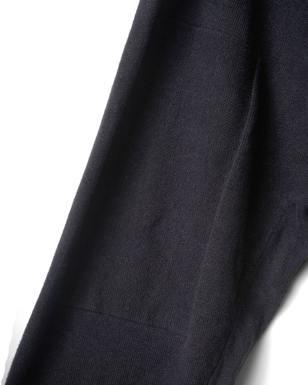 OLD MAN HENLEY NECK KNIT（BLACK）