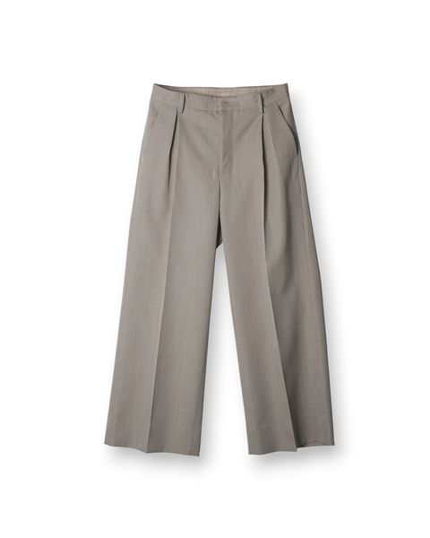 "Sebiro" TUCK PANTS（NATURAL）