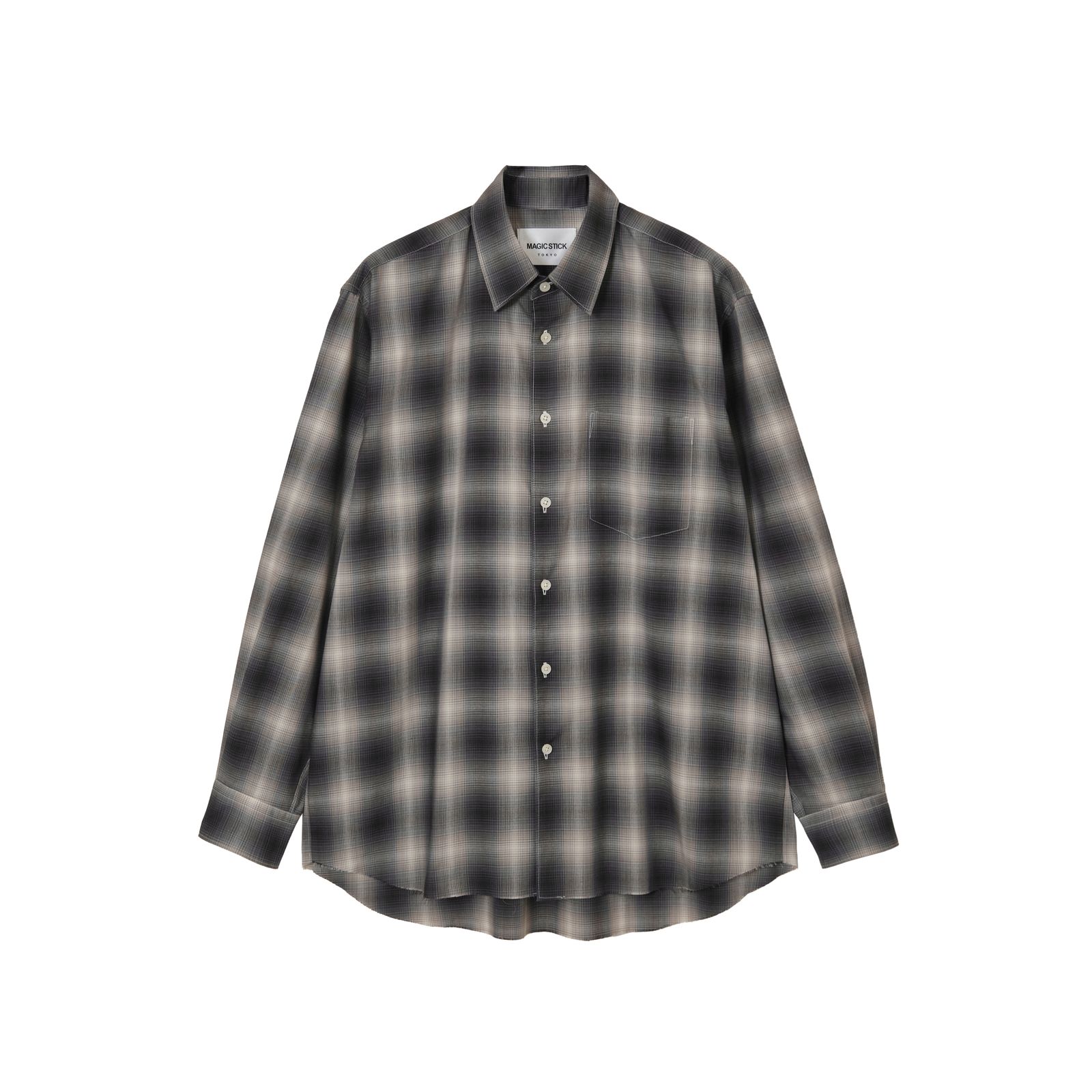 Prime Fit Lux Ombre Shirt（BLACK）