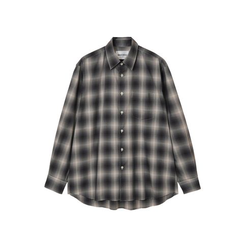 Prime Fit Lux Ombre Shirt（BLACK）