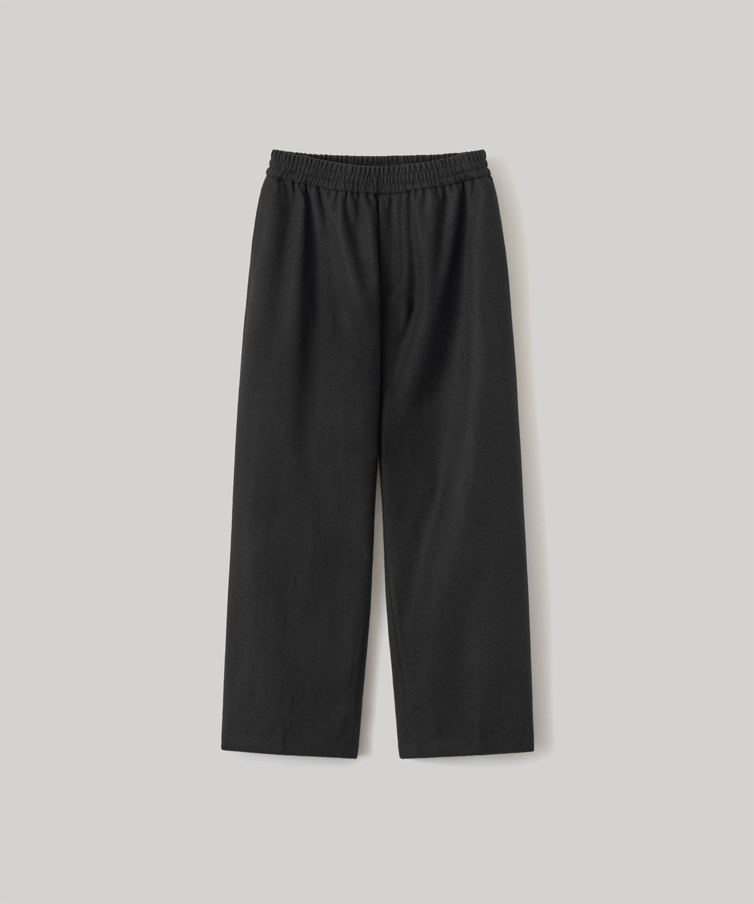 Cashmere Banding Easy Pants（BLACK）