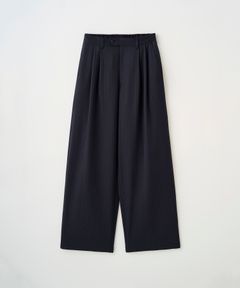 2TUCK WIDE PINSTRIPE PANTS（NAVY）