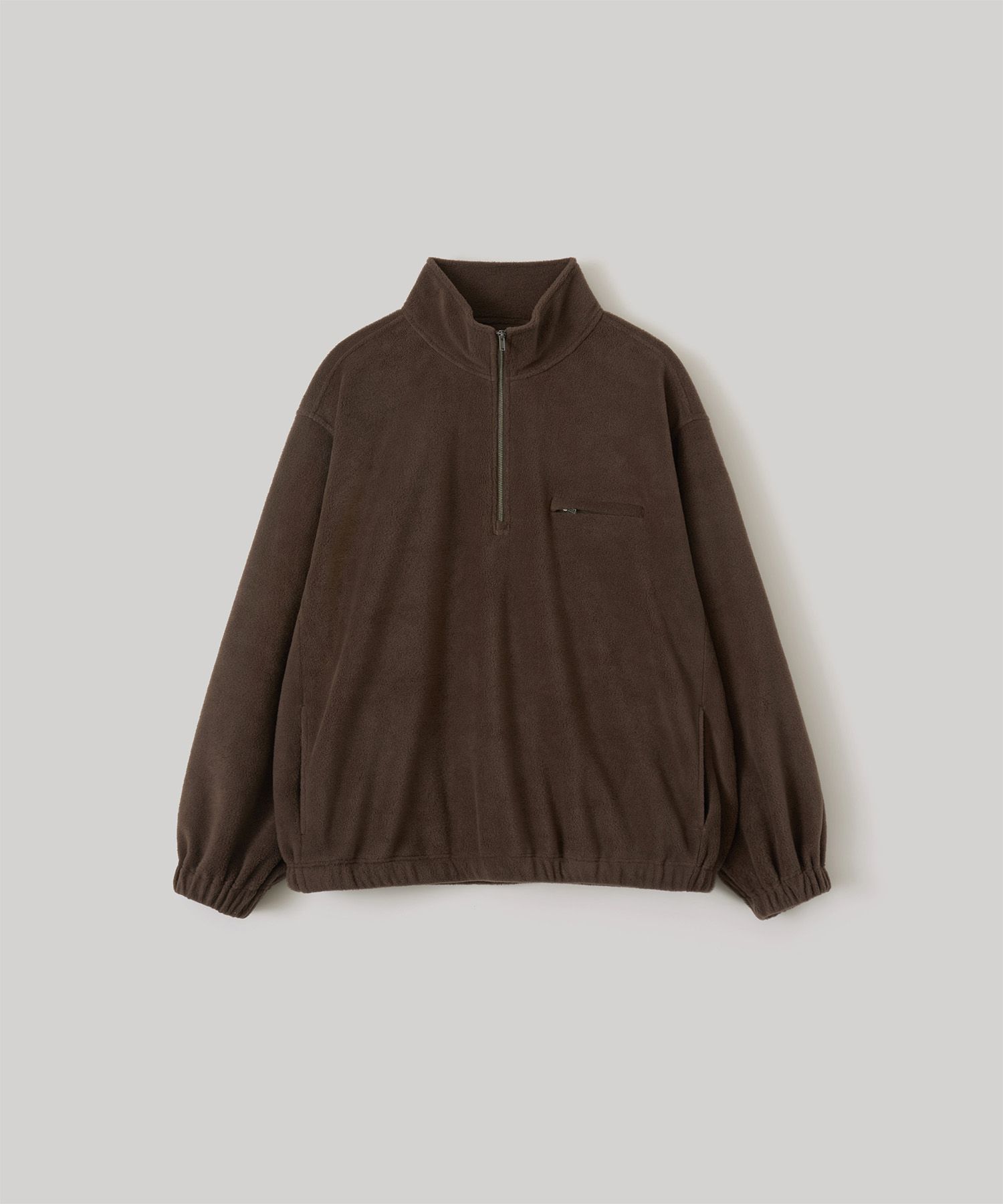 Tourist Fine Fleece Half Zip-up（KHAKI BROWN）