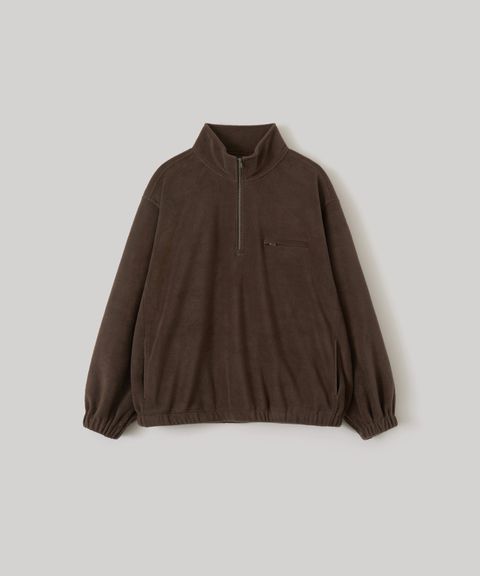Tourist Fine Fleece Half Zip-up（KHAKI BROWN）
