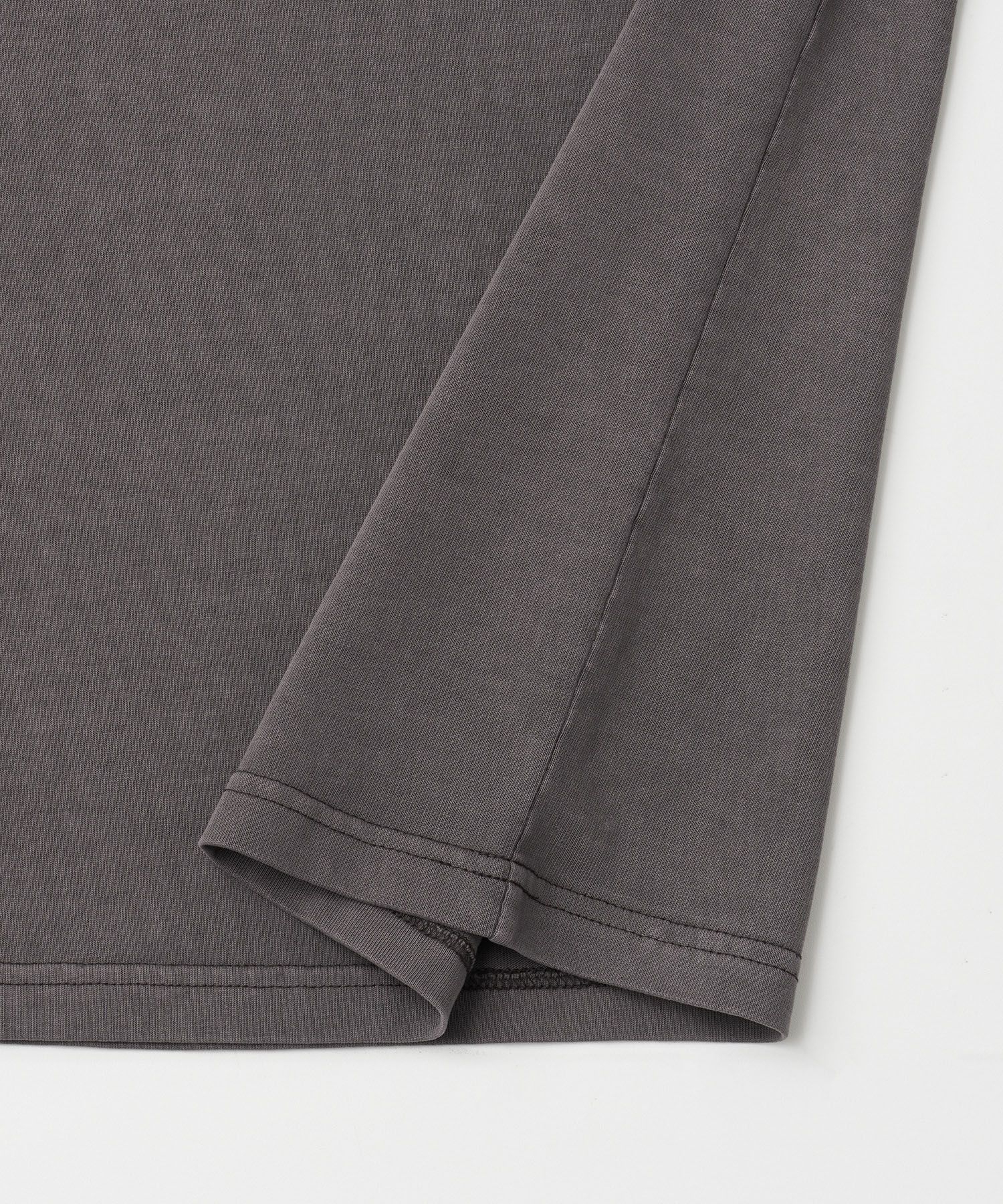Homeboy Garment Ringer Tee（CHARCOAL BROWN）