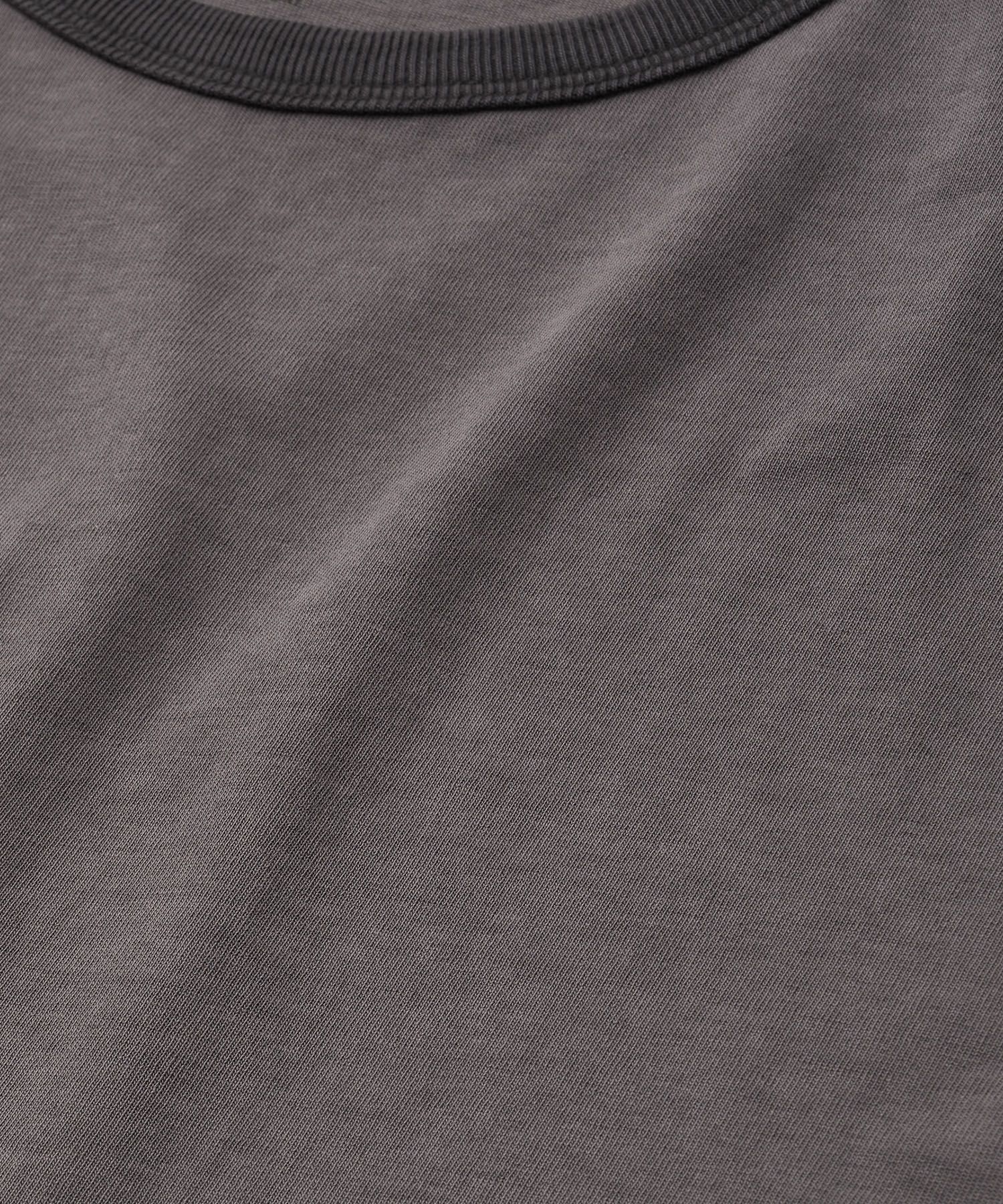 Homeboy Garment Ringer Tee（CHARCOAL BROWN）