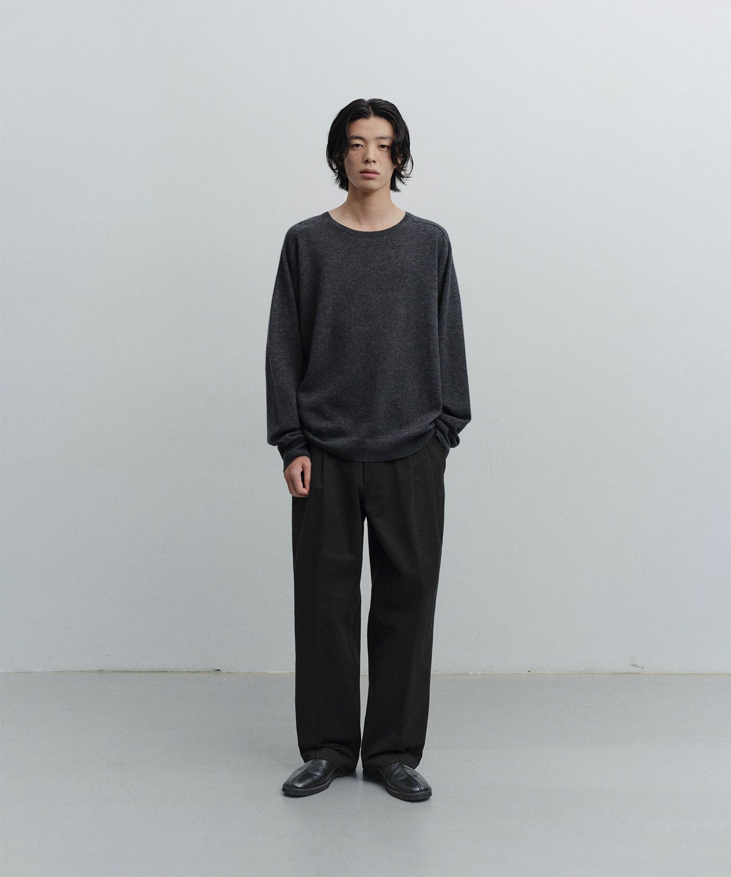 Ensemble Cashmere Knit（CHARCOAL）