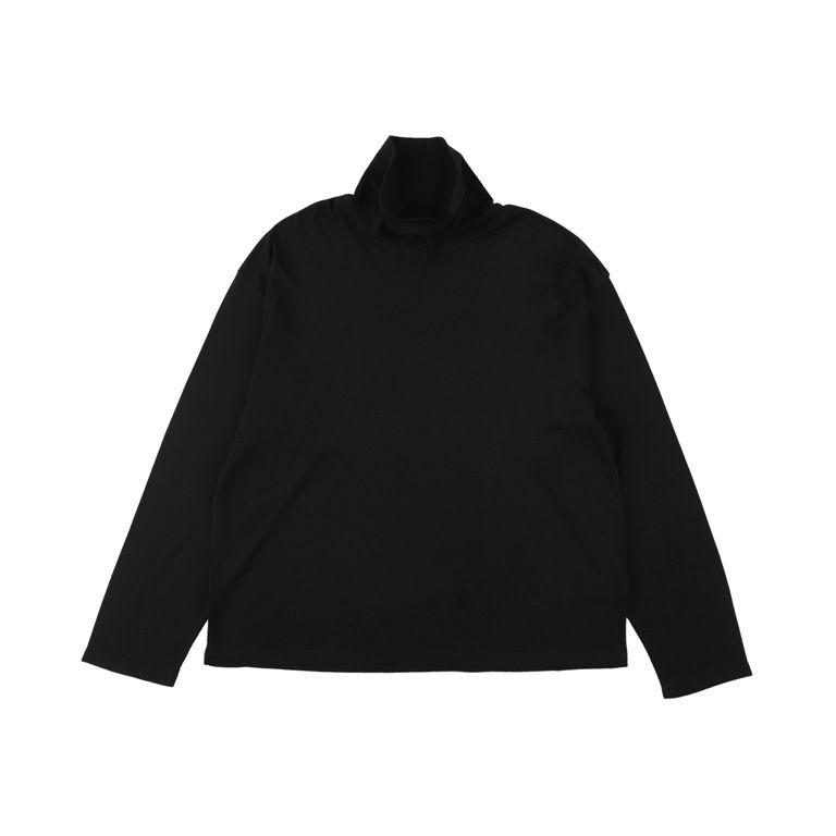 18G Wool Turtleneck（BLACK）