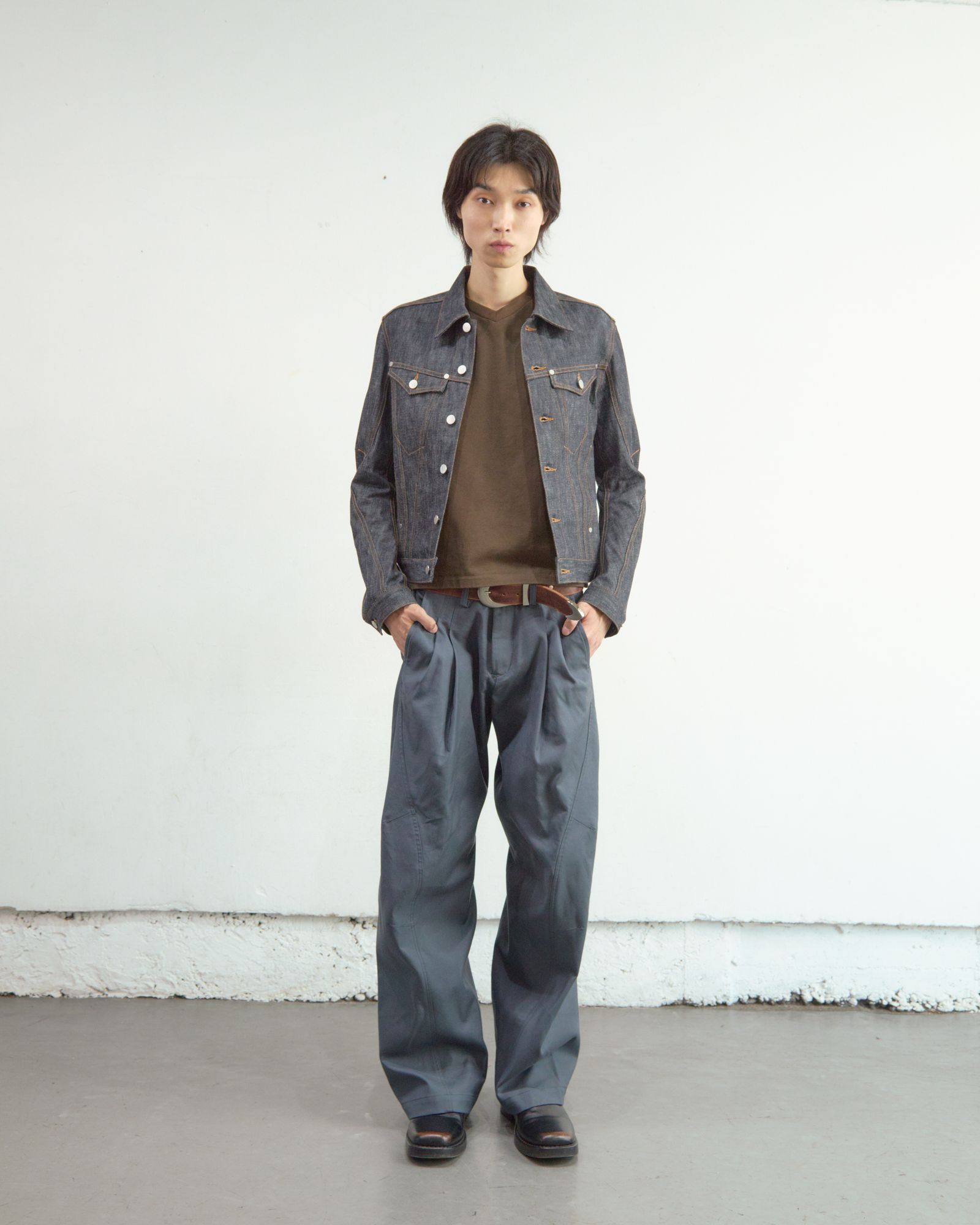 DENIM TRUCKER JACKET（RAW INDIGO）