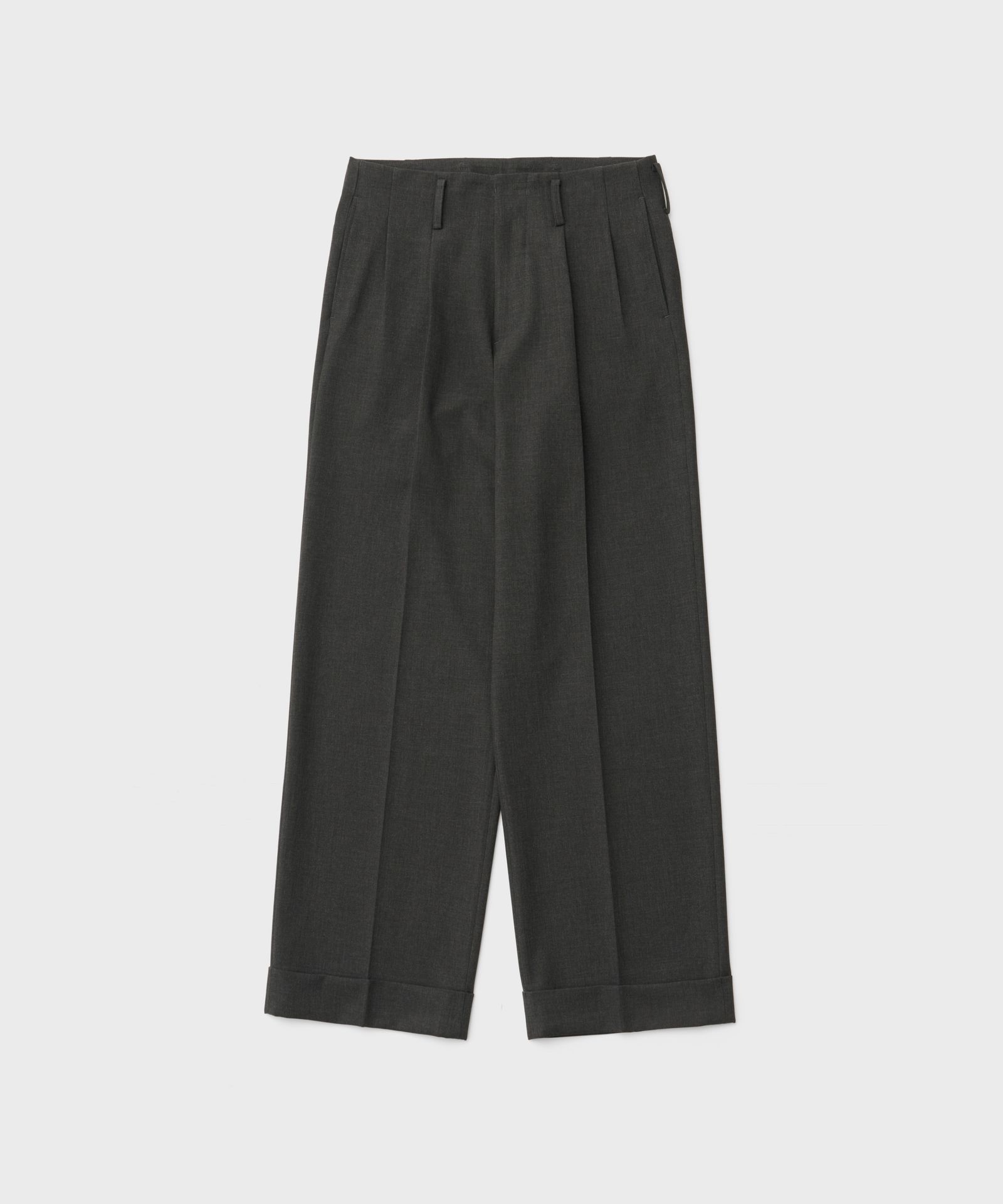 Flow Wide Turn-up Pants（HEATHER CHARCOAL）