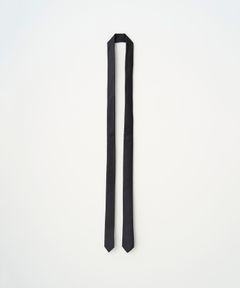 SILK NARROW TIE（BLACK）