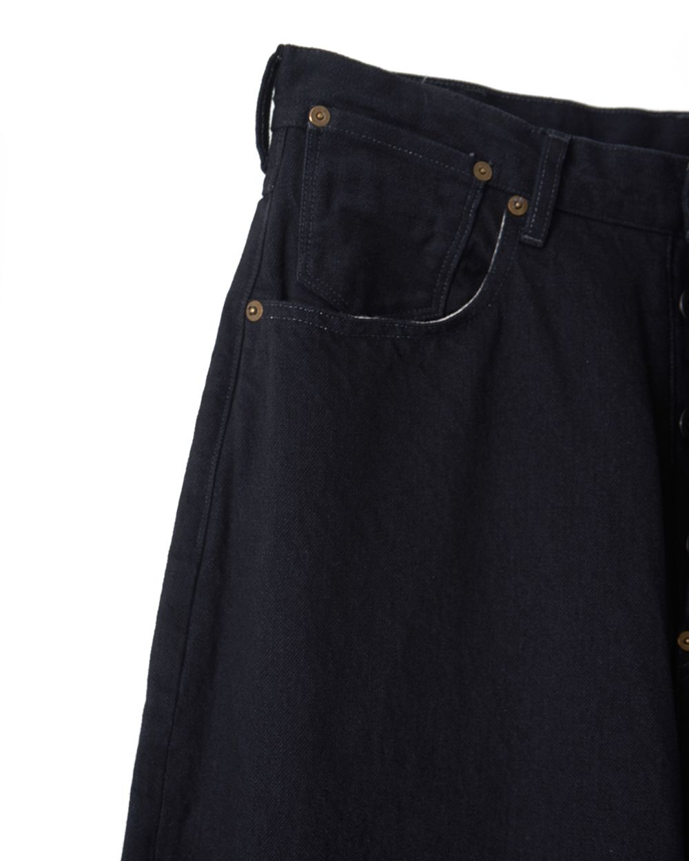 refomed - FRESH MAN DENIM WIDE PANTS 