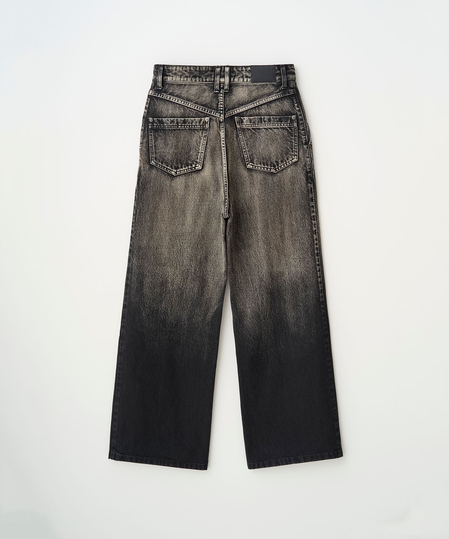 GRADATION WIDE DENIM（FADE BLACK）
