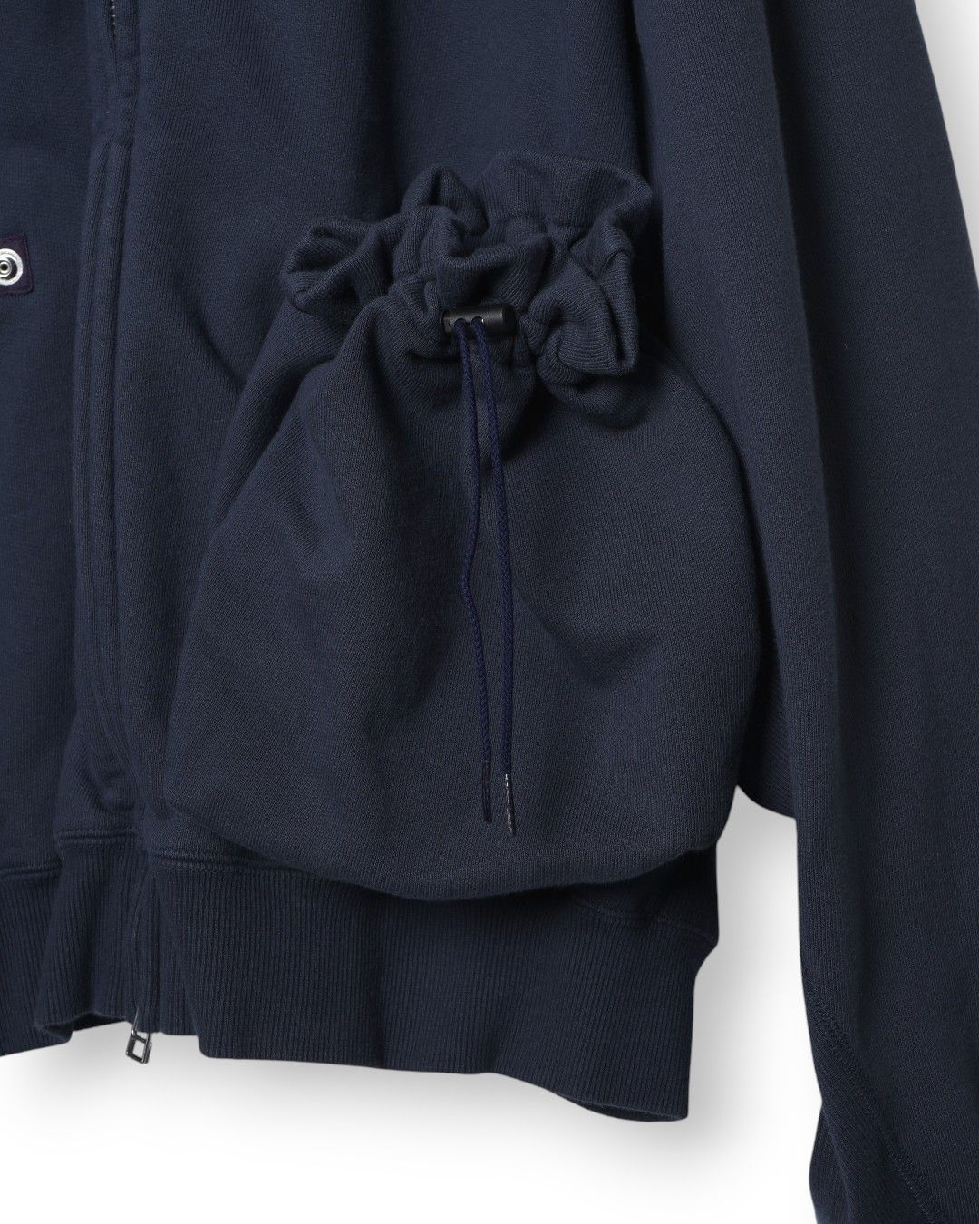 KINCHAKU" ZIPUP HOODIE（NAVY）