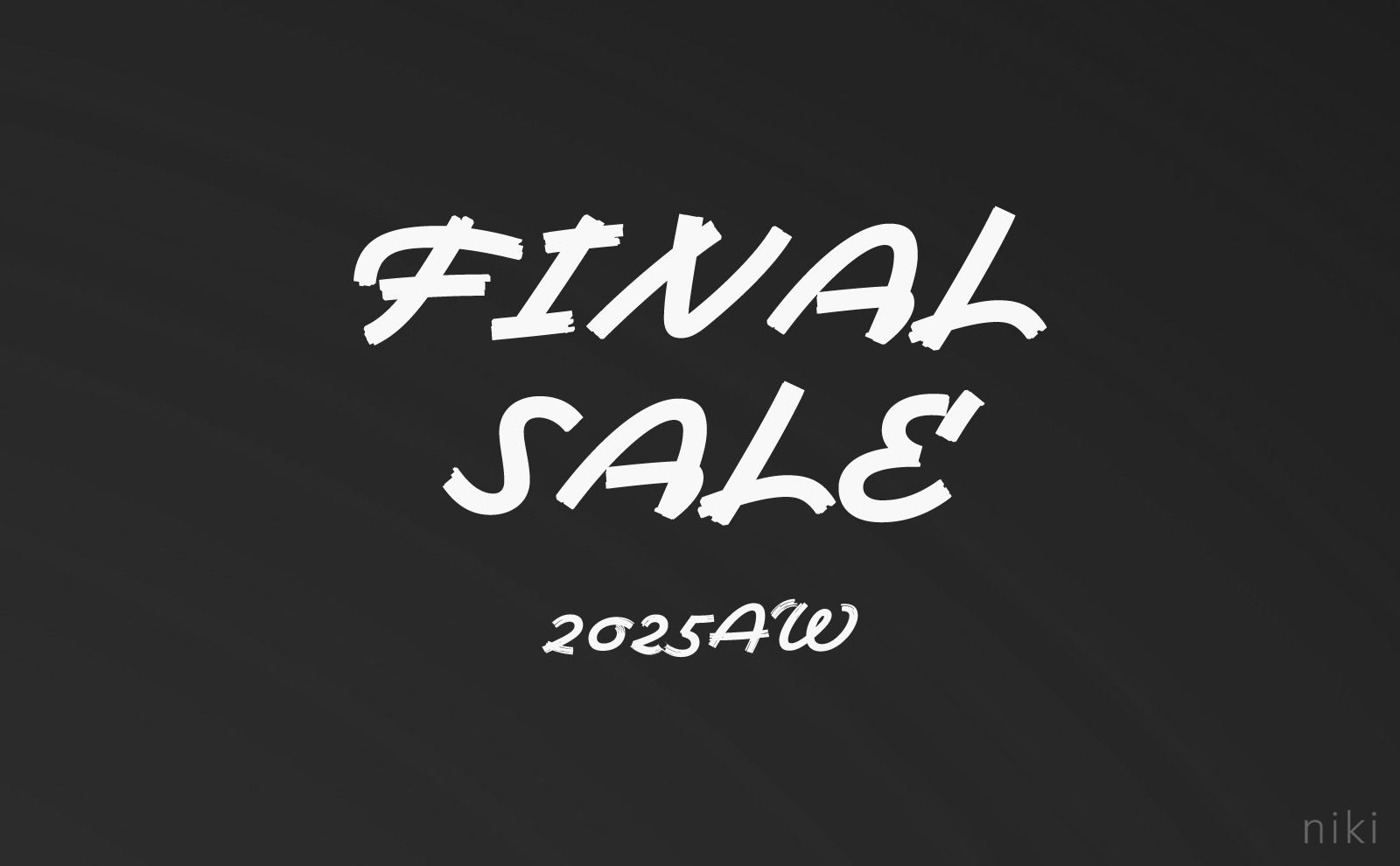 FINAL SALE