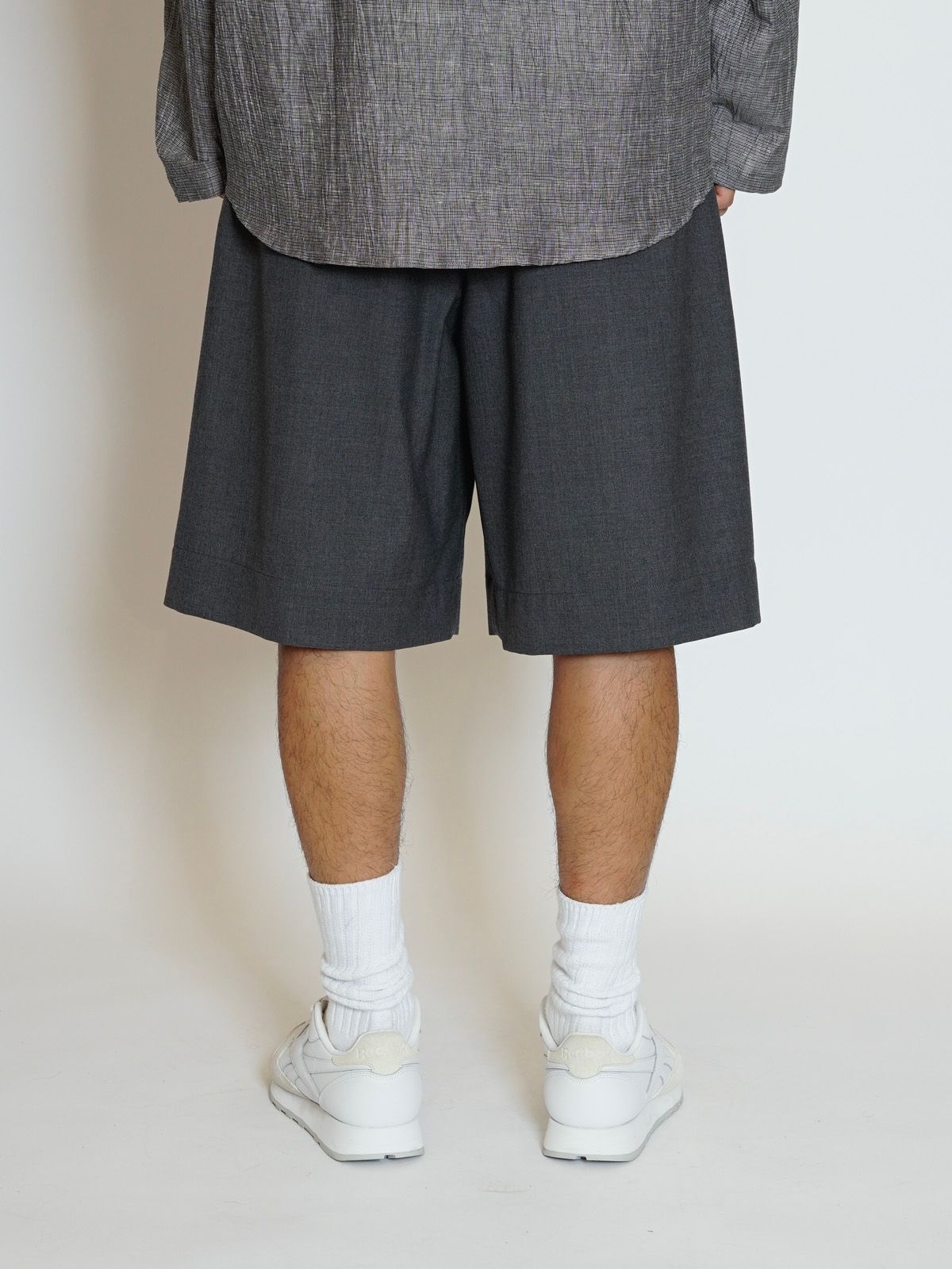 WOOL SHORTS（GRAY）