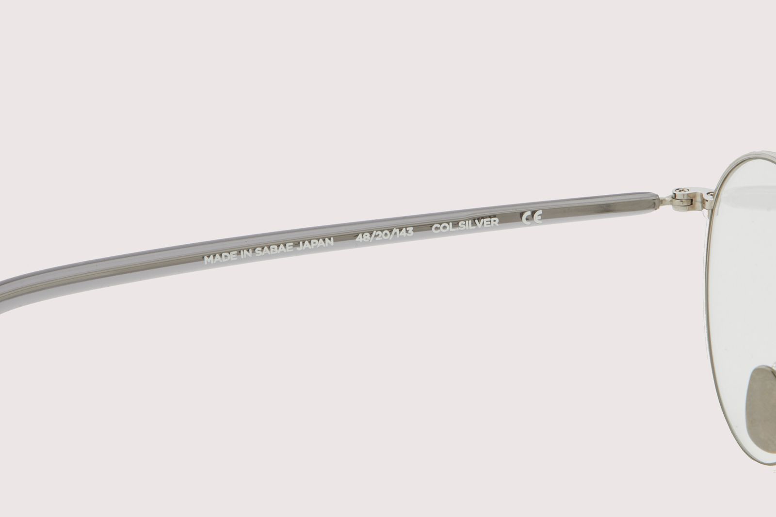 KYOKUSUI #1 PLUTINUM SILVER FLAME × CLEAR to GREY