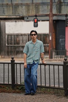 無骨なオンブレスタイル