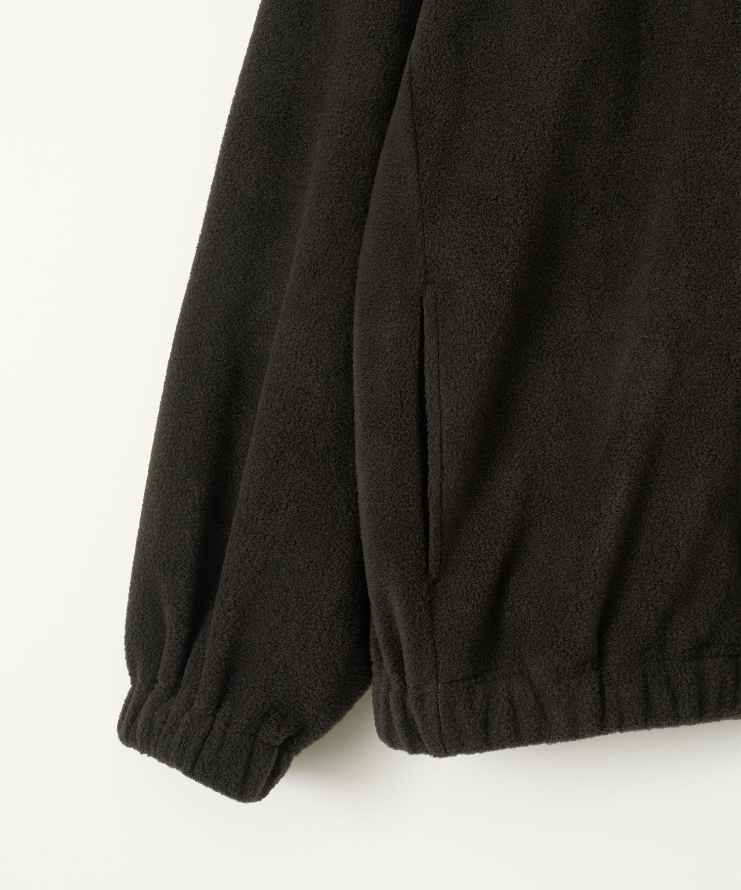 Tourist Fine Fleece Half Zip-up（BLACK）
