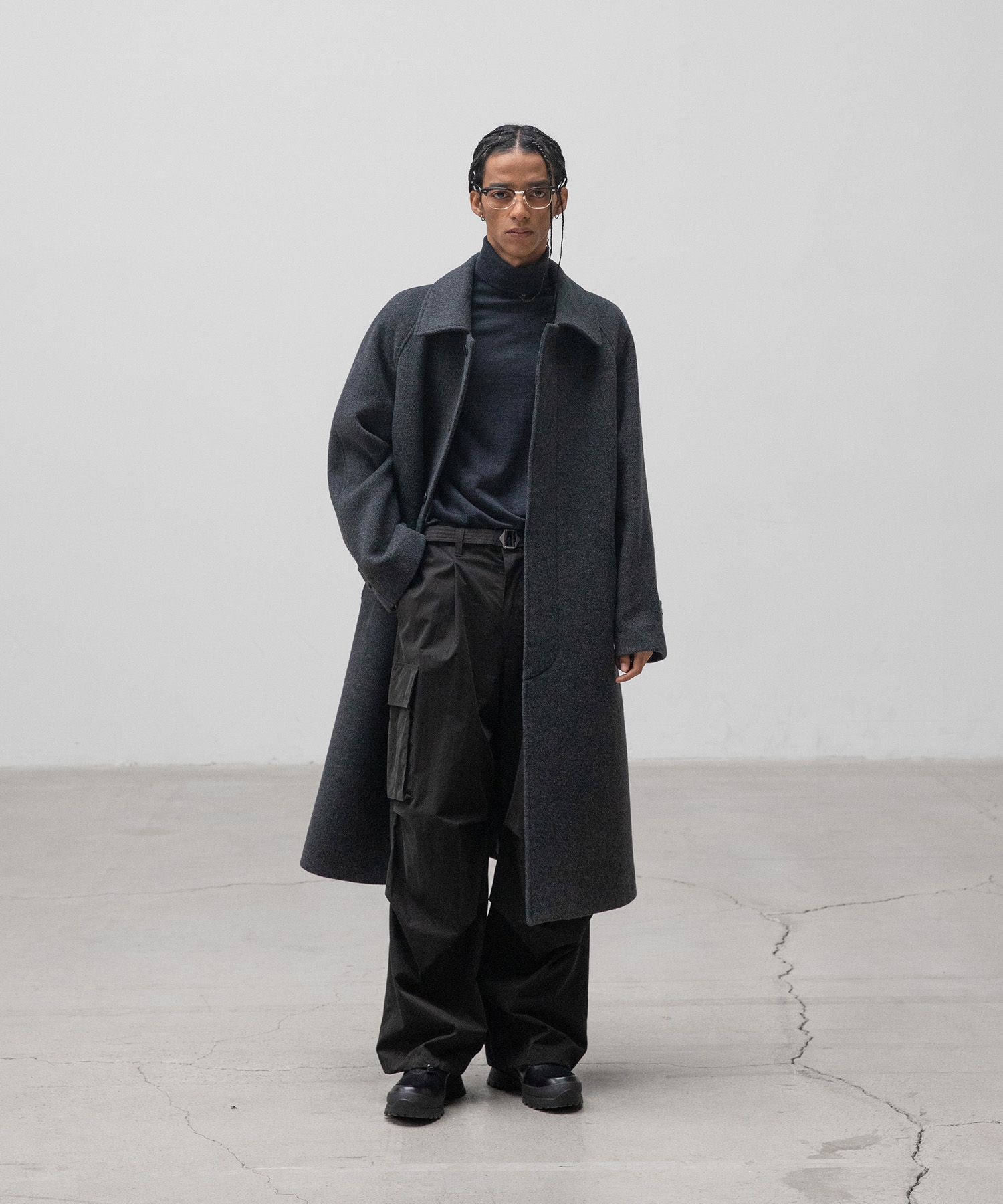 Legacy Balmacaan Coat（Heather Charcoal）