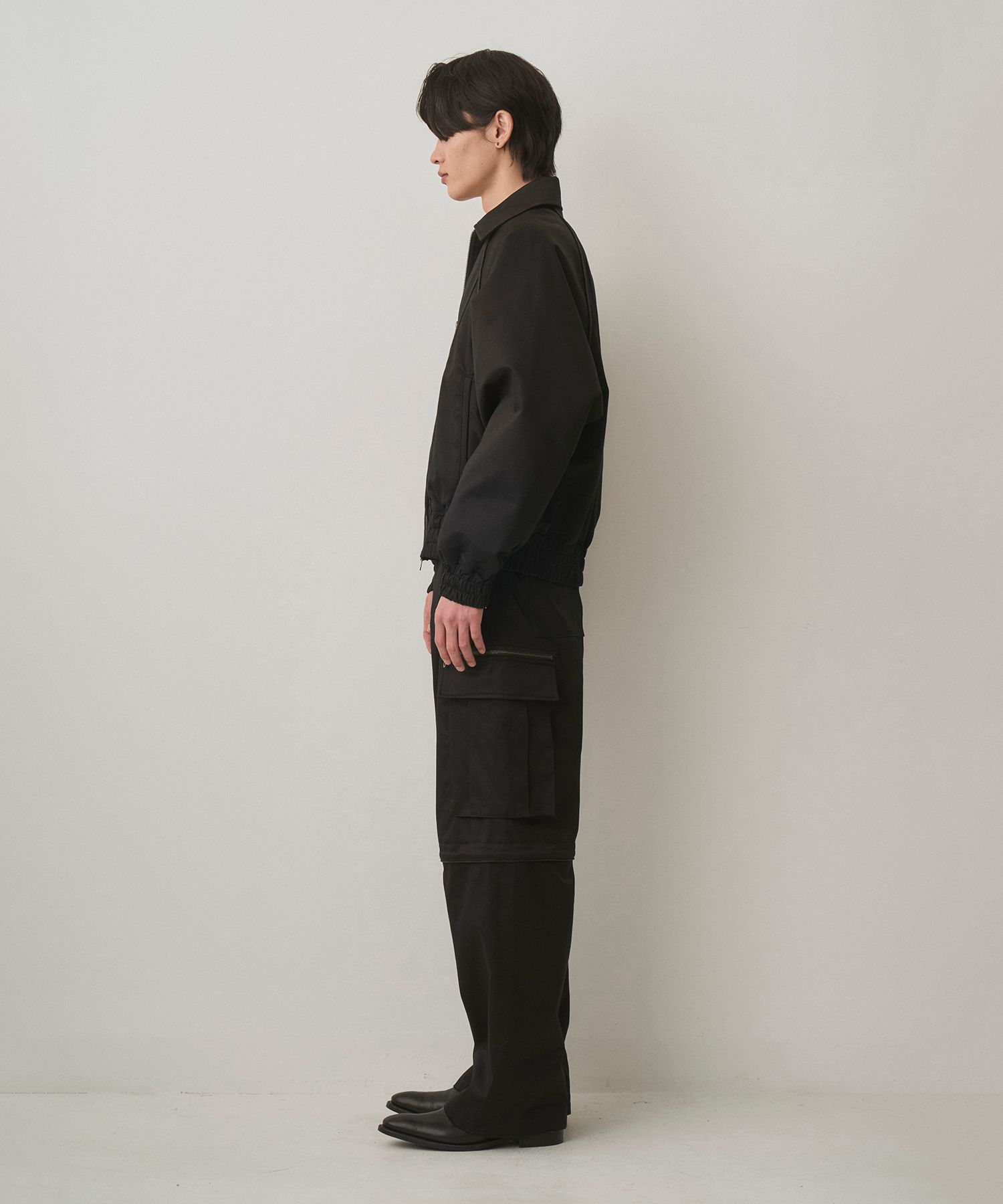 LINED PADDED JACKET（BLACK）