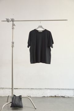 PANELLED HALF SLEEVE T-SHIRT（BLACK）