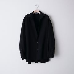 CASHMERE SHIRT JACKET（BLACK）