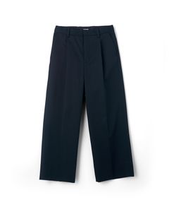 TARP WOOL SLACKS"GABA"（BLACKSTRIPE）