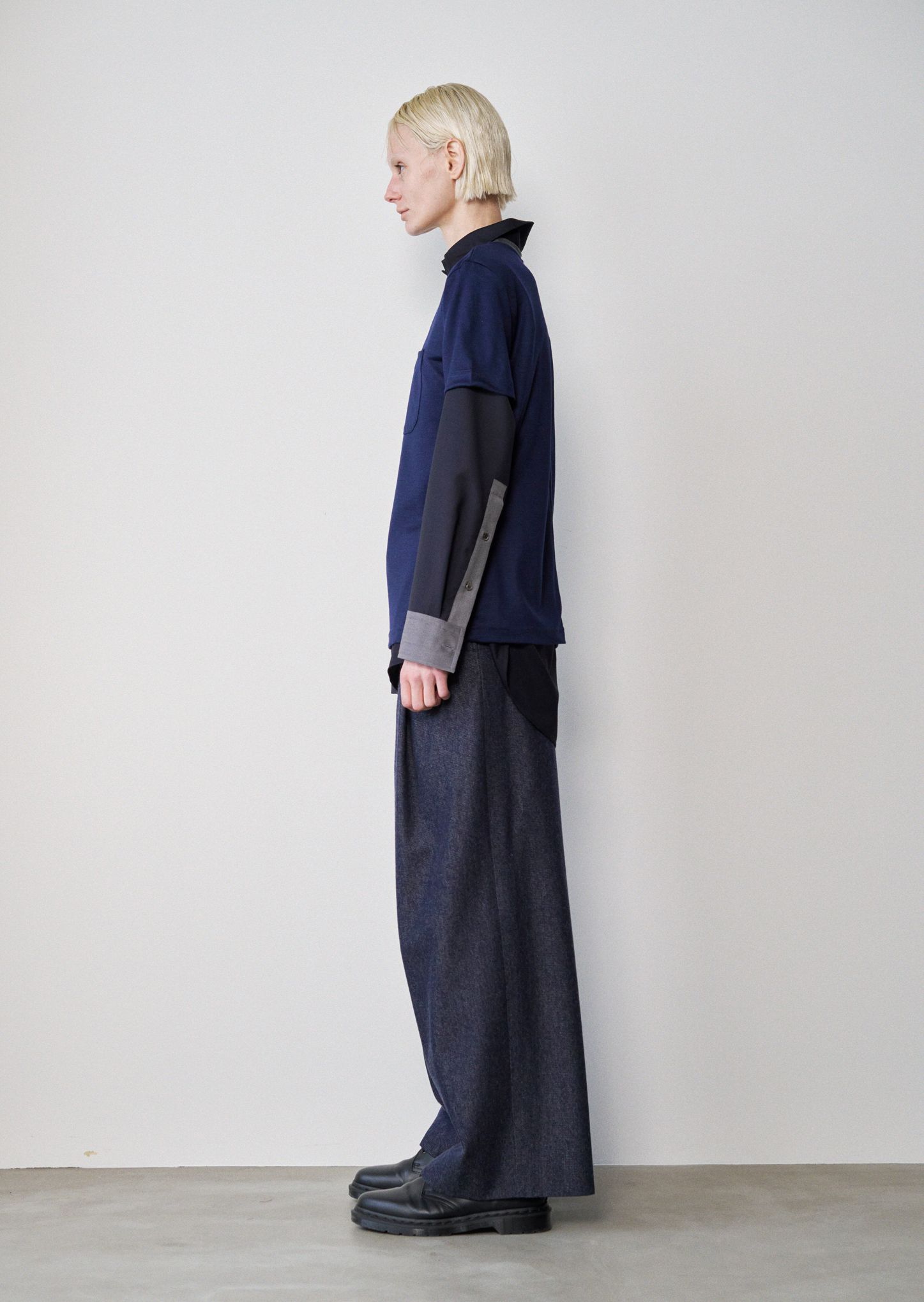 Tucked Wide Trousers（INDIGO）