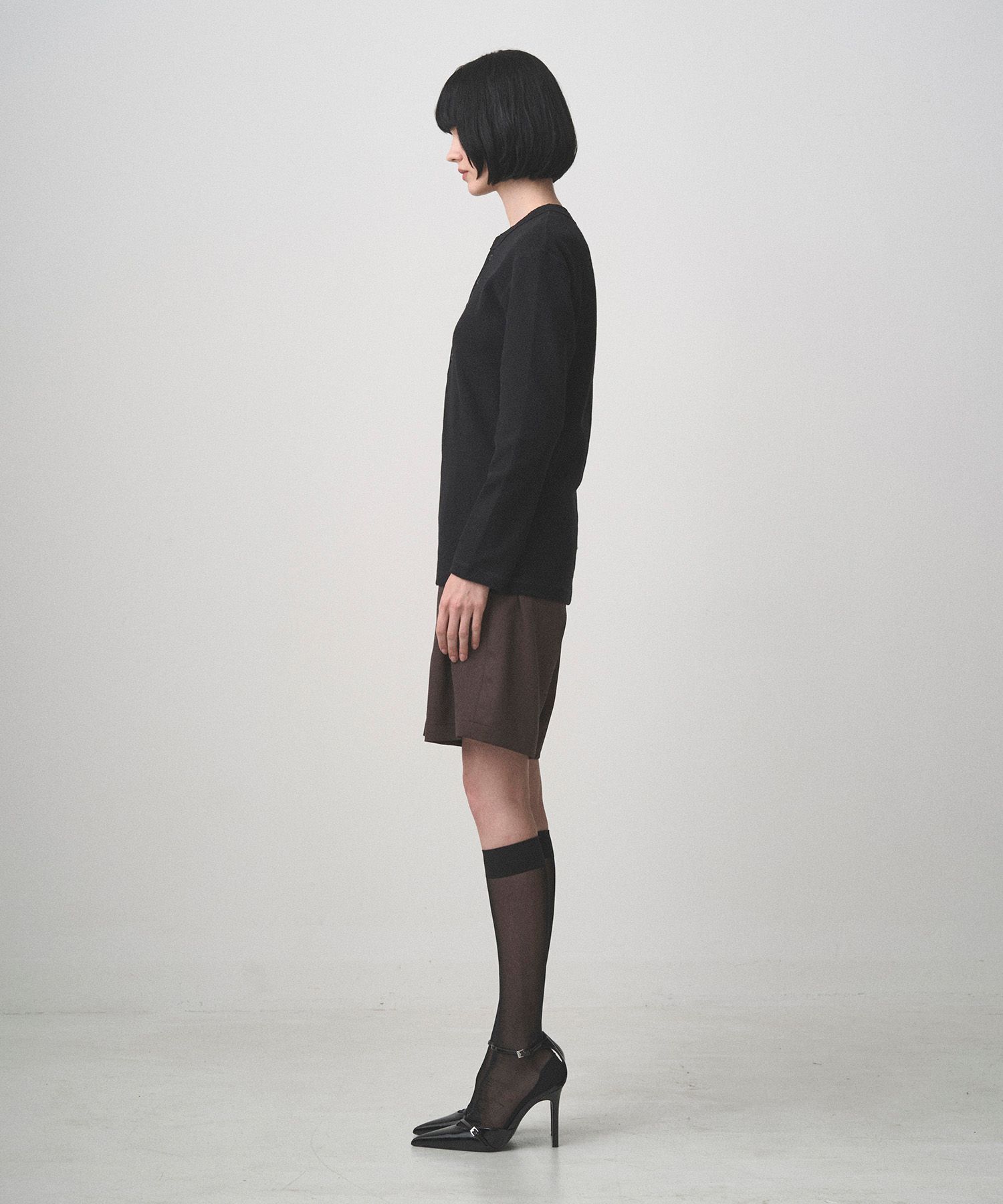 THERMAL SKIN HENLEY（BLACK）