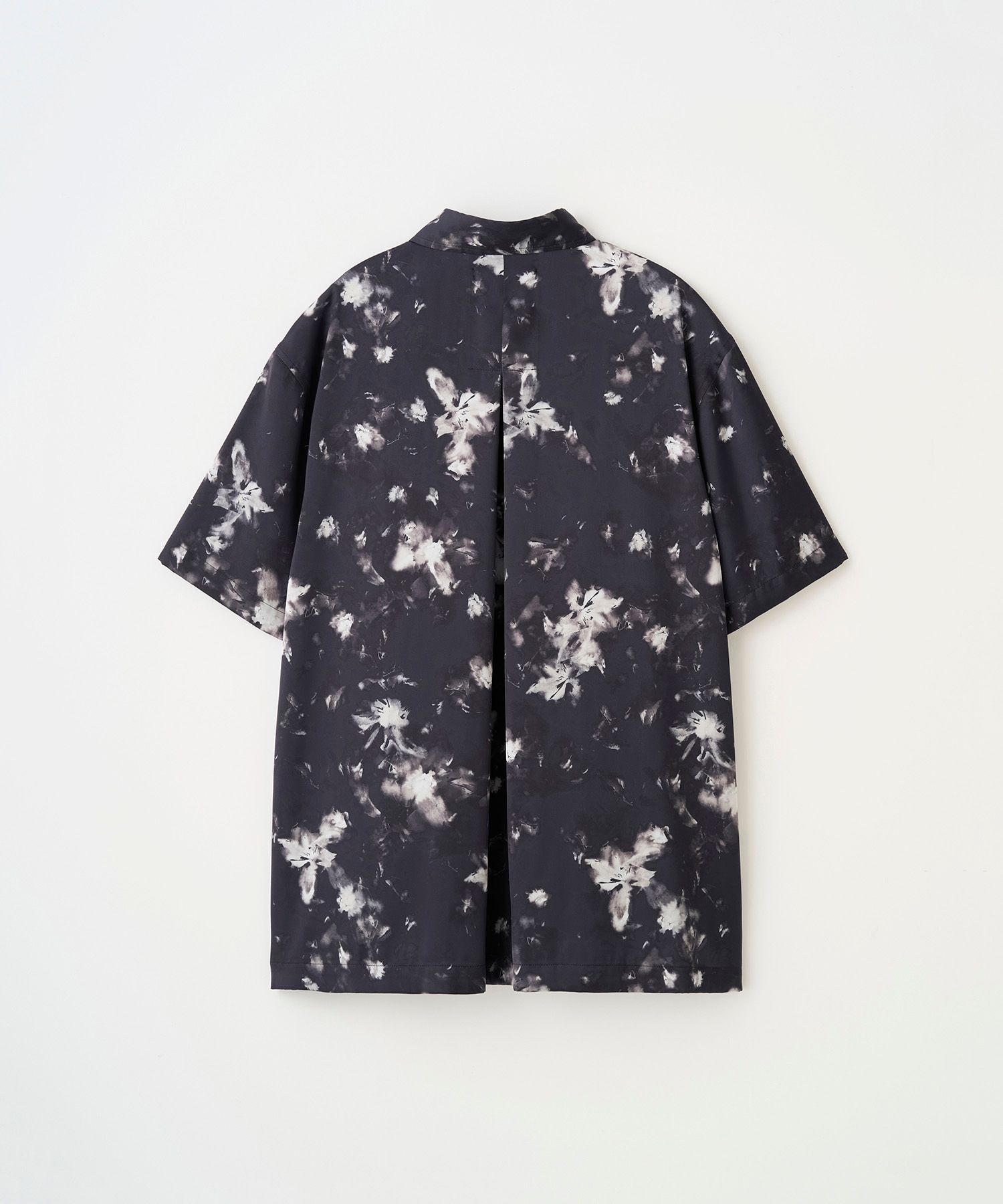 FLORAL S/S SHIRT（BLACK）