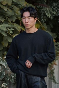 OFFICE CREW SWEAT SHIRTS（BLACK）