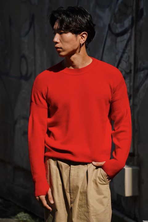 META SWEATER（RED）