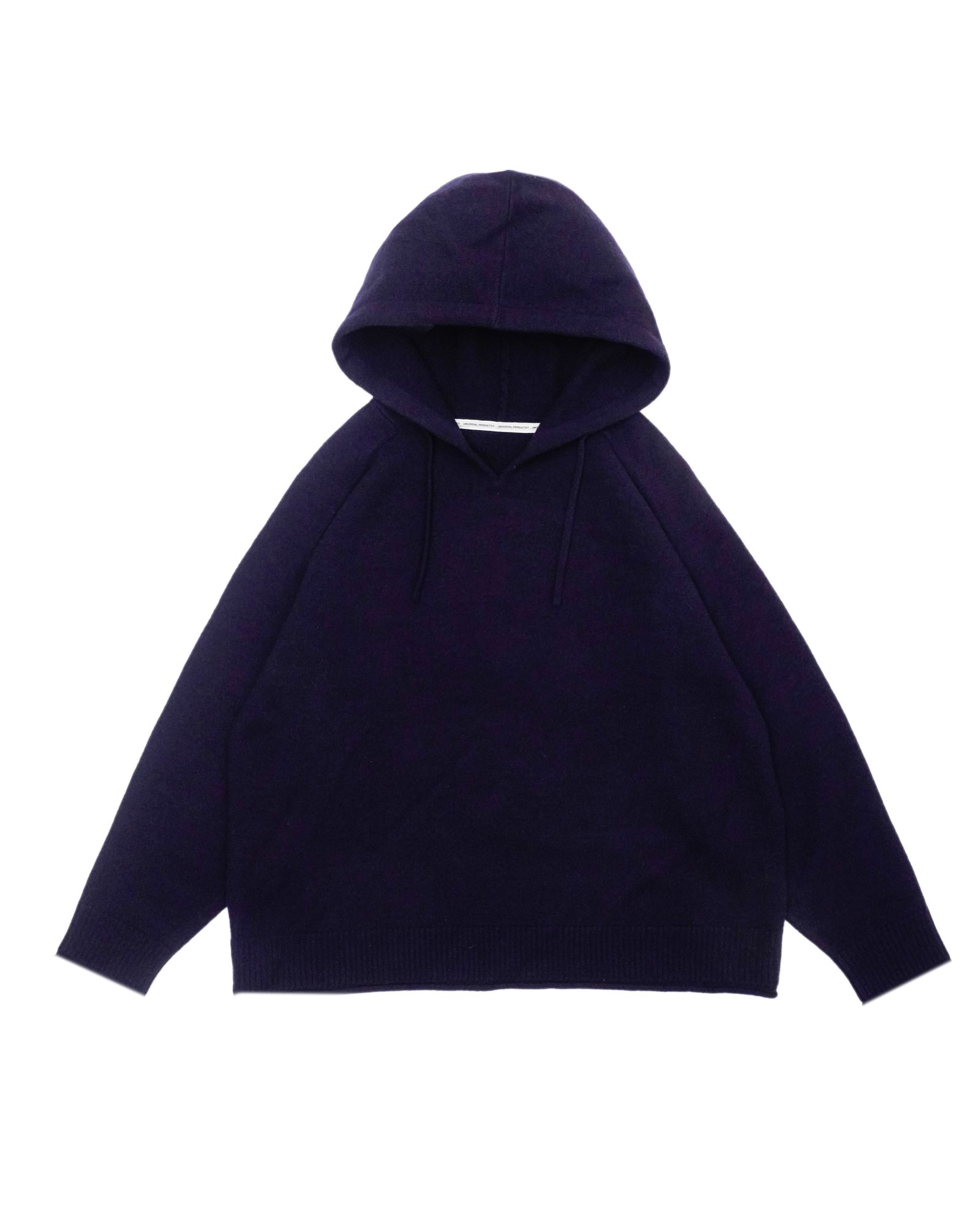 FELTED MERINO WOOL FOODIE KNIT（NAVY）