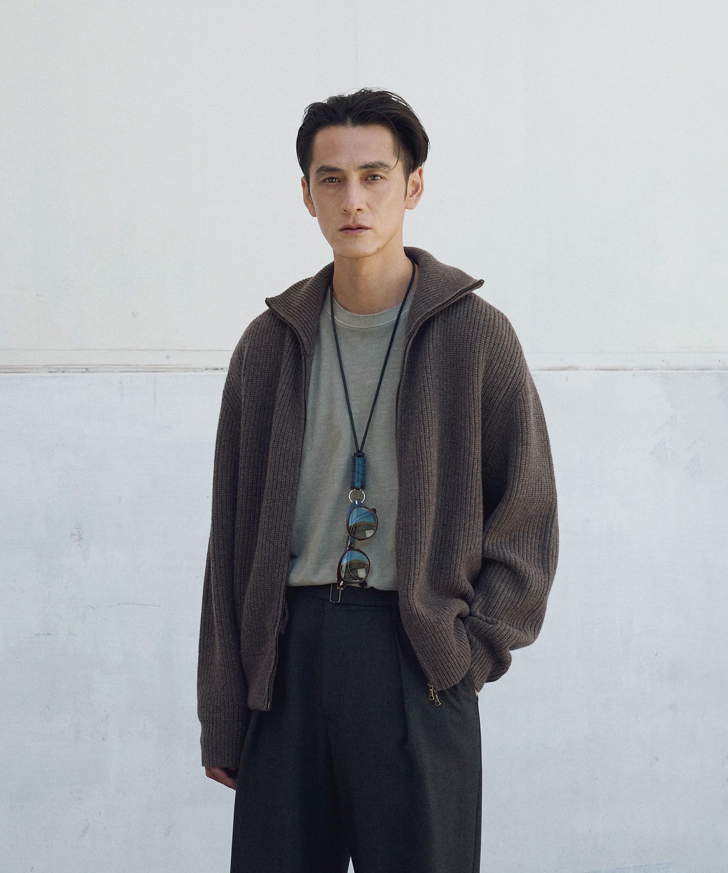 Driving Knit Blouson（WENGE WOOD）