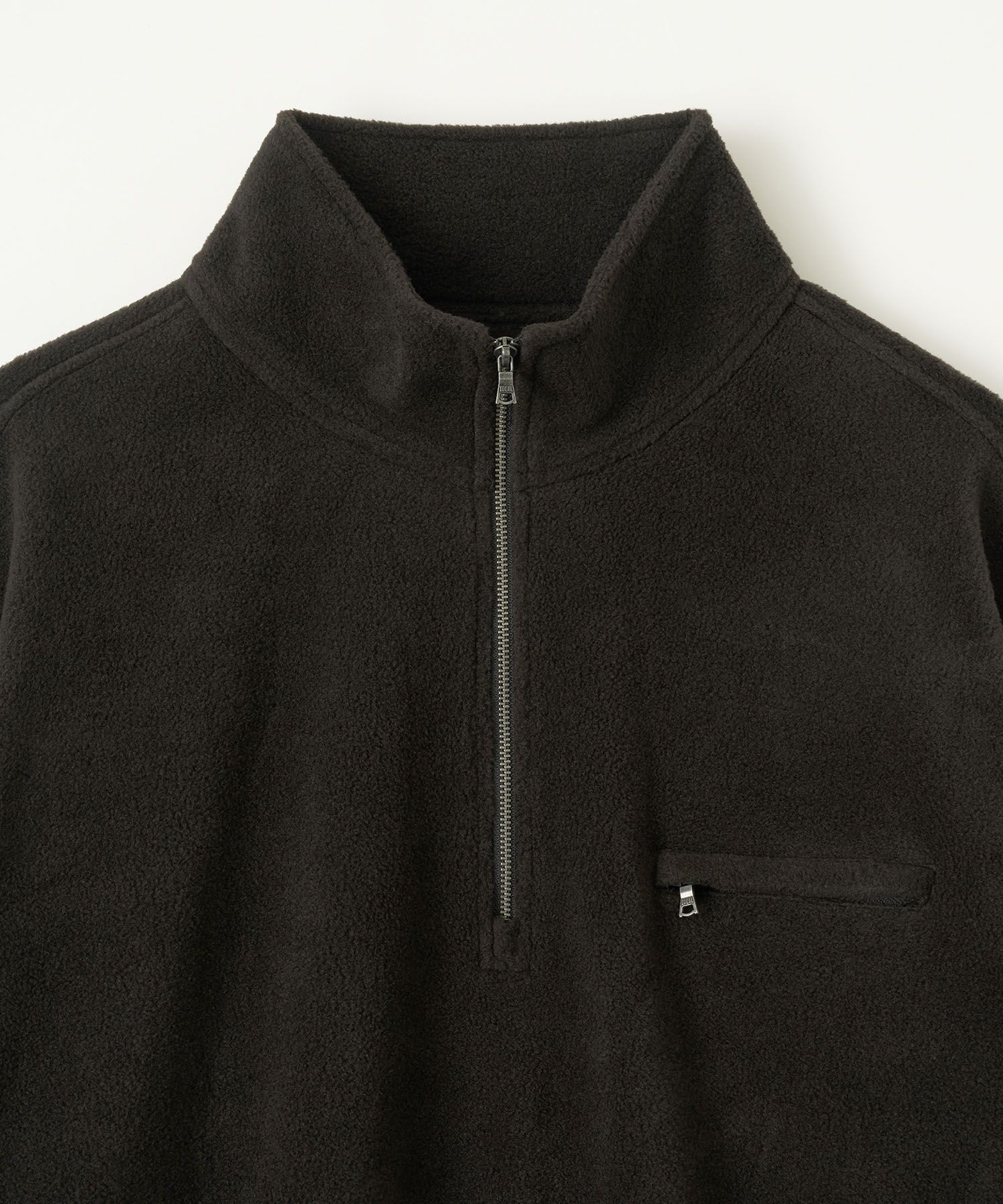 Tourist Fine Fleece Half Zip-up（BLACK）