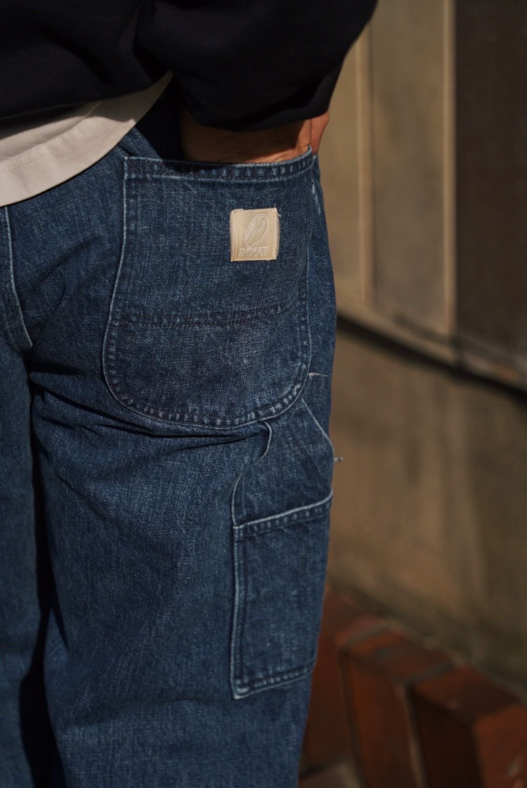 DENIM PAINTER PANTS（BLUE）