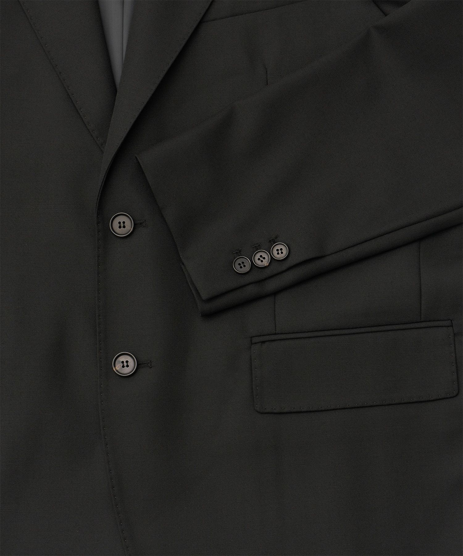 Legacy Single Wool Blazer（BLACK）
