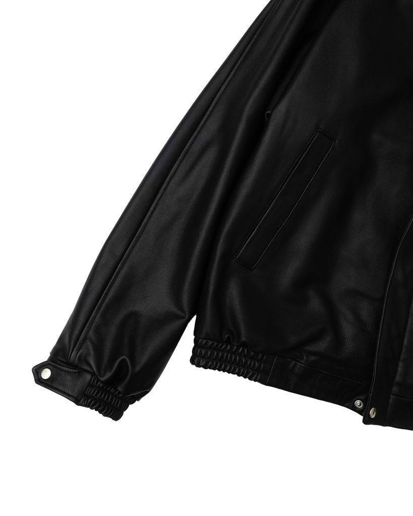 LEATHER BROUSON （BLACK）