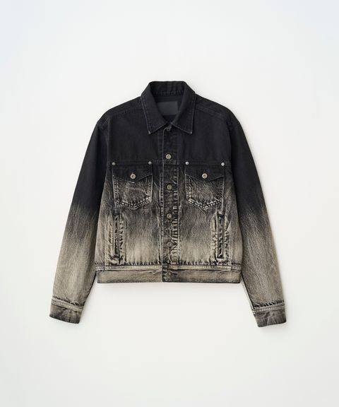 GRADATION DENIM JACKET（FADE BLACK）