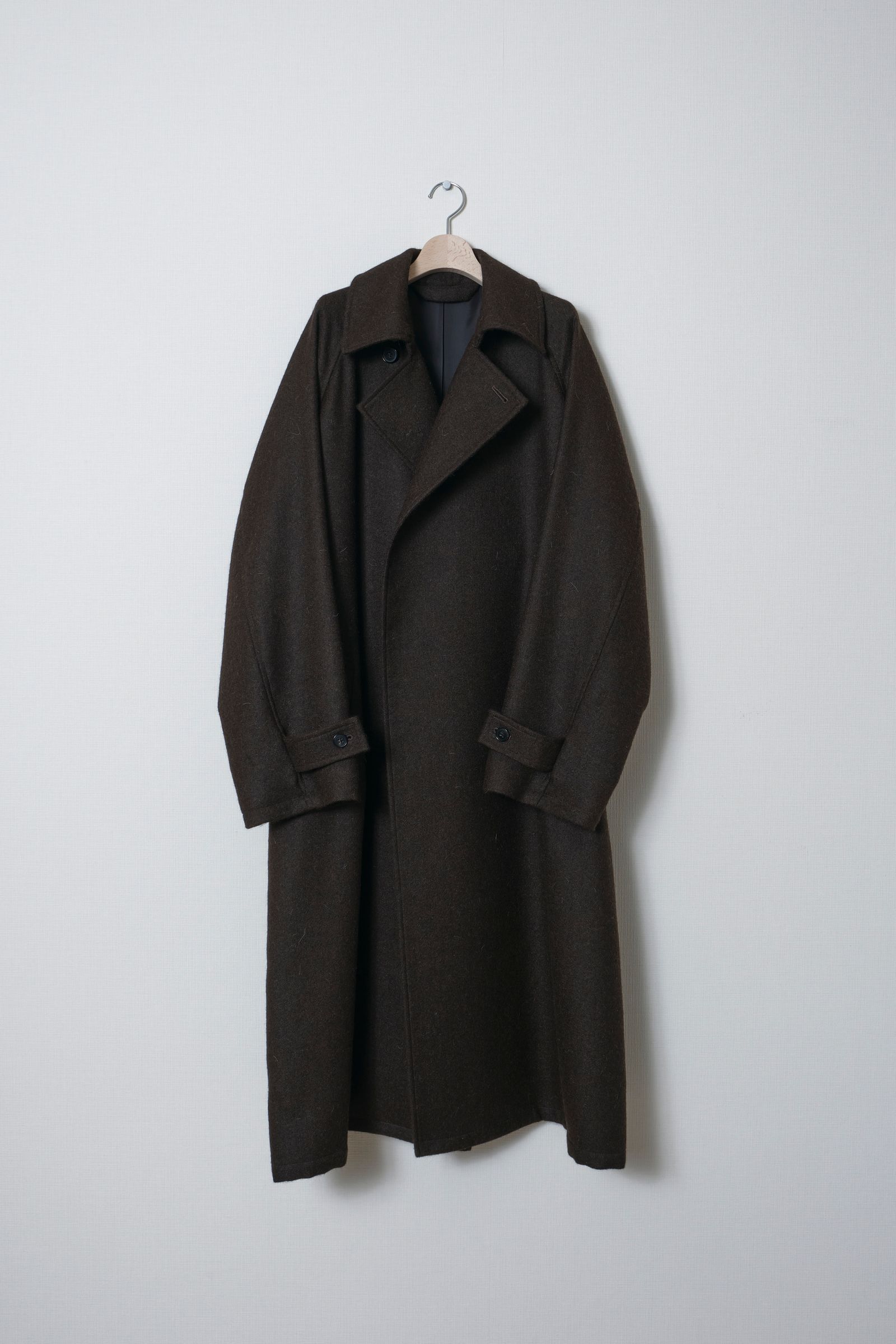 Alpaca Oversize Coat（DEEP BROWN）