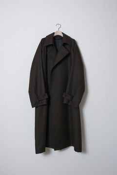 Alpaca Oversize Coat（DEEP BROWN）