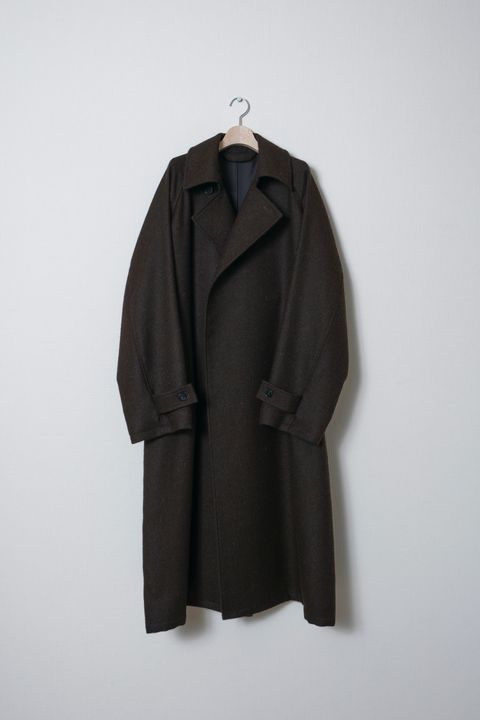 Alpaca Oversize Coat（DEEP BROWN）