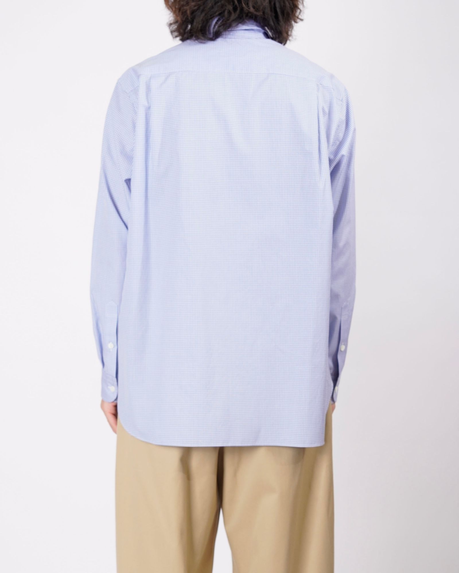CANCLINI FRENCH FRONT L/S SHIRTS（BLUE）