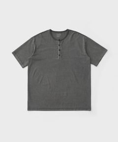 French Henry Neck Garment Tee（DOVE GRAY）